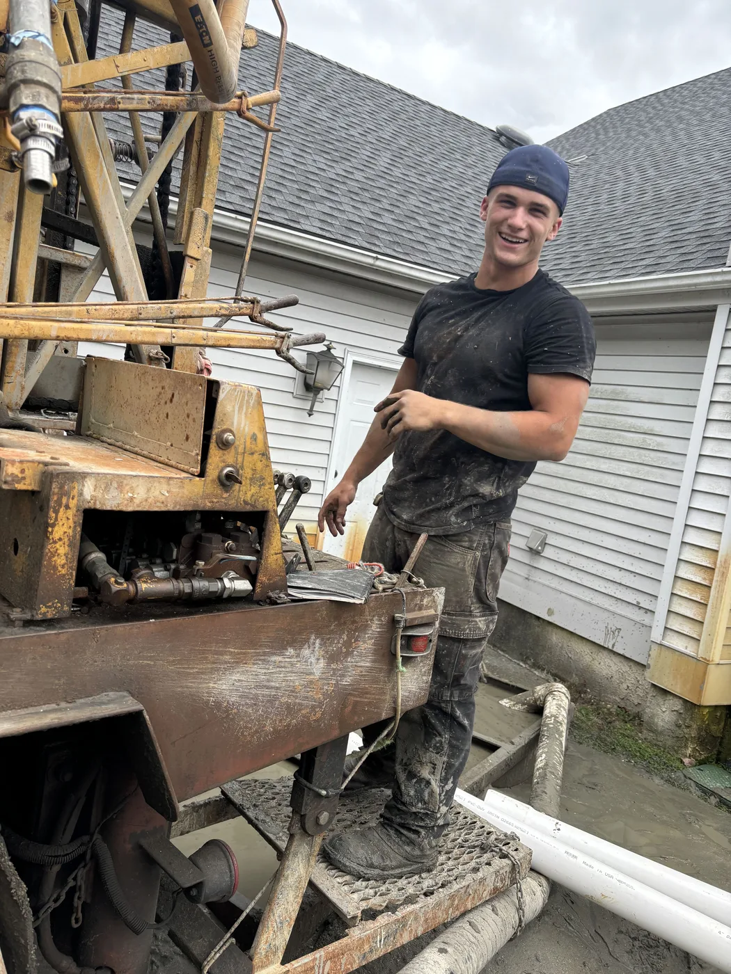 D.N. Drilling crew member on the rig